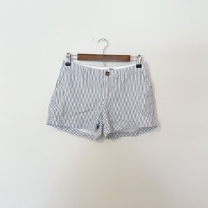 Old Navy Blue & White Striped Shorts